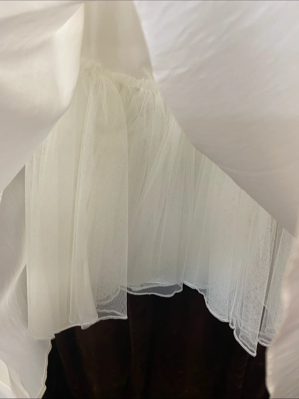 Girls Ivory Flower Appliqué Party Dress
